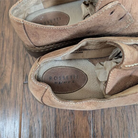 VTG 90s Fratelli Rossetti Sport Leather Chunky Loafer Shoes The Colonel sz 9M main image 6
